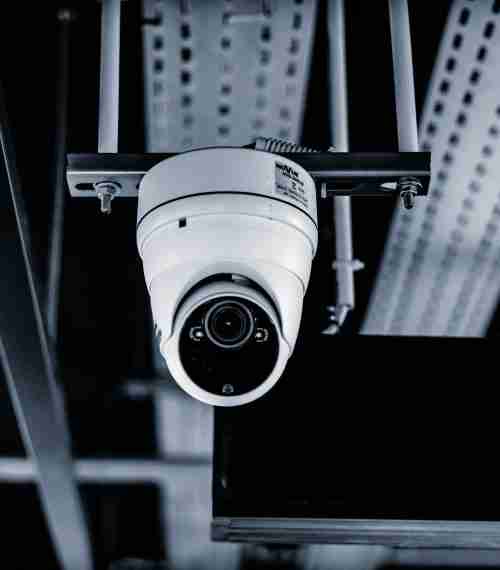 CCTV camera installation by Golden Building Services